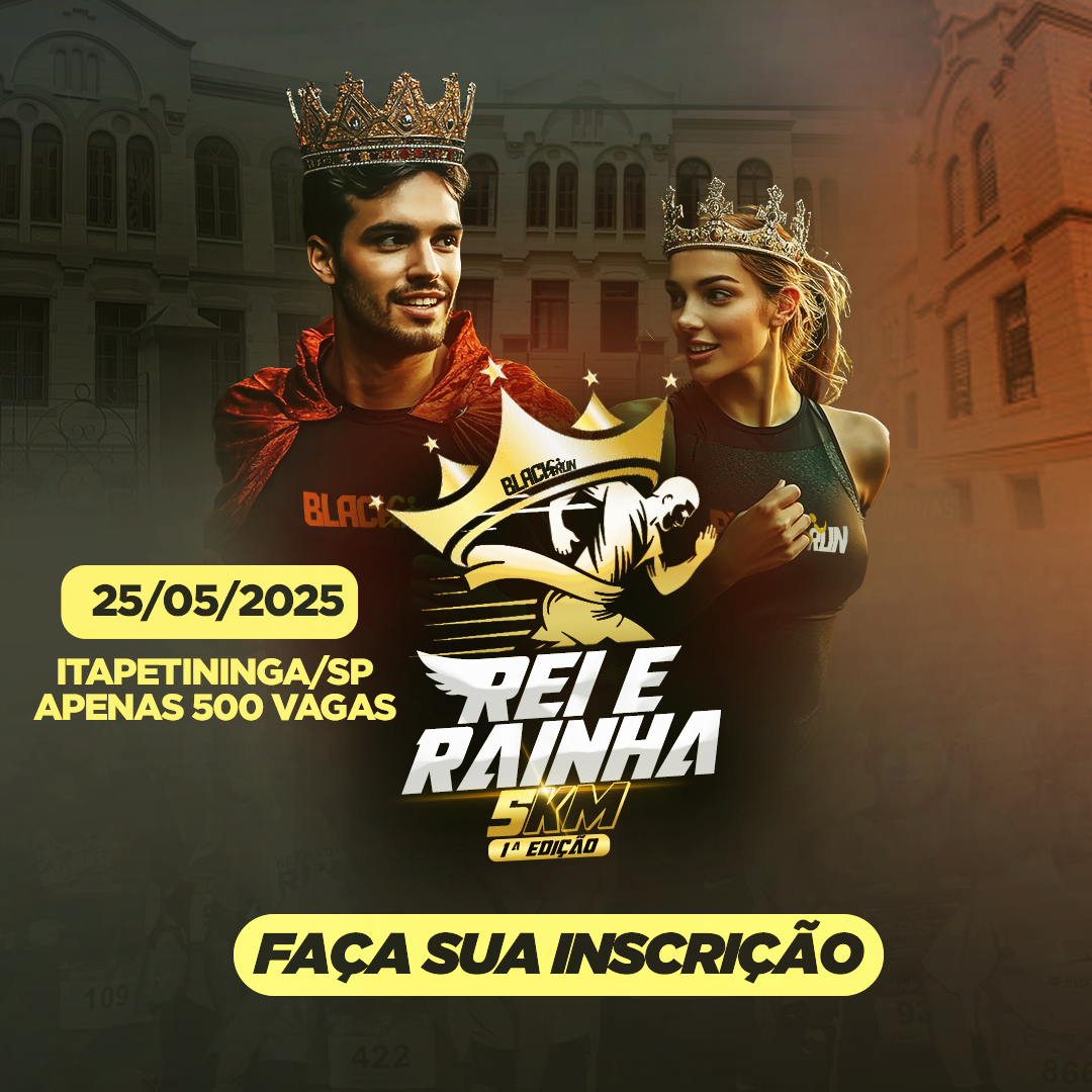 Corrida e caminhada Rei e Rainha do 5km